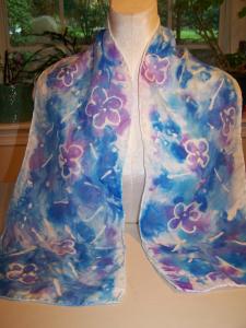 My Etsy store now has silk scarves